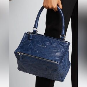 Givenchy pandora small Pepe blue bag